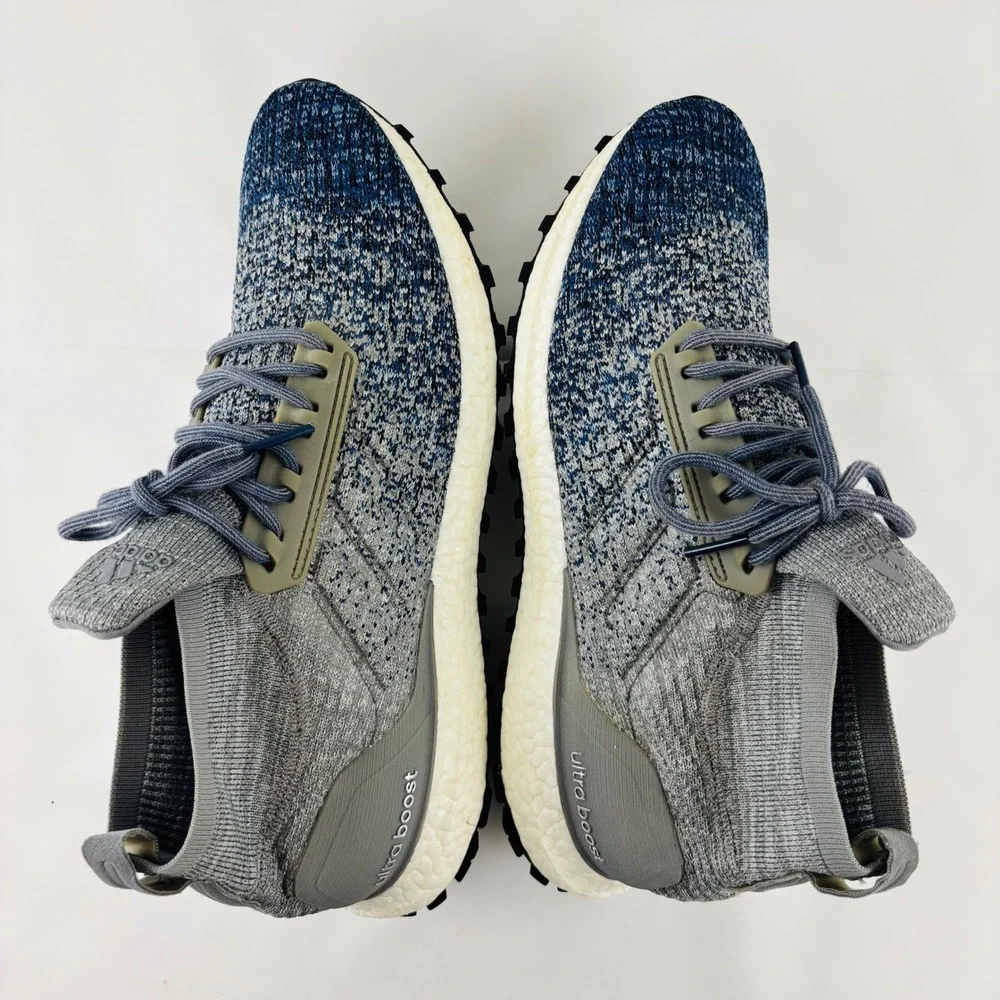 Adidas UltraBoost All Terrain Mens Grey Blue Knit Running Shoes S82035 Size 12